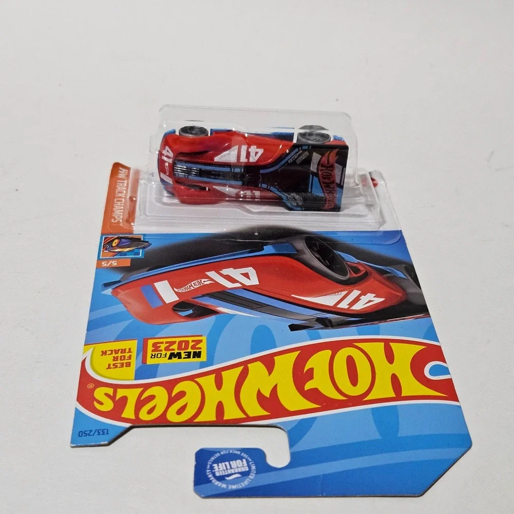 Hot Wheels Rollin Solo Red Blue HW Track Champs 133/250 2023 HKK41-N9C0K